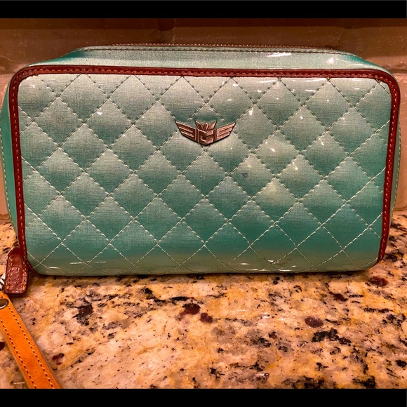 Consuela Handbags - Consuela turquoise candy crush wallet
